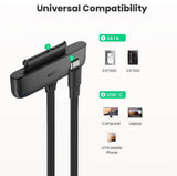 UGREEN USB C to 2.5" SATA Converter, Internal SSD HDD Reader UASP Supported External Hard Drive Cable - Imported from UK