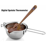 Digital Thermo Spatula LCD Display BPA Free Silicone Kitchen Aid Instant Read for Chocolate Candy Meat - Imported from UK