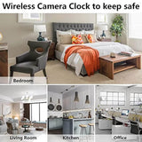 YYCAMUS Desk/Table HD 1080P WIFI Security Camera Clock with Night Vision & Motion Detection - Imported from UK