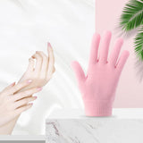 Kruidvat Hands Skin Moisturizing Gel Gloves 1 Pair of Gel Therapy Glove Manicure Gloves for Dry Cracked Hands - Imported from UK