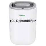 MeacoDry ABC 10L Dehumidifier, Ultra Quiet Energy Efficient Electric Compressor Dehumidifier Ideal for Home, Kitchen, Bedroom, Bathroom, Crawl Space, Baby Room, RV, Caravan, Removes Condensation, Damp Mold & Moisture - Imported from UK