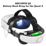 KKCOBVR Q2 Battery Head Strap with 6800 Power Battery Pack for Oculus Quest 2 - Imported from UK