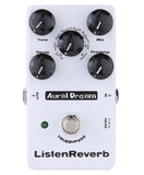 Aural Dream Listen Reverb Guitar Effects Pedal, 8 Reverb Modes & Predelay Control Including Spring, Plate, Gate, Hall & Reverse Reverb, True Bypass - Imported from UK