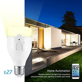 AVANTEK WiFi Rechargeable Smart E27 LED Light Bulb, Smartphone APP Controlled Dimmable Multicolored - Imported from UK