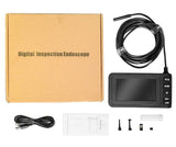 Inskam129 Digital Inspection Endoscope Camera with 4.3" Color LCD Screen, 1080P HD Borescope, 8mm Camera, 5m Probe - Imported from UK