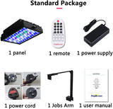 PopBloom Saltwater LED Aquarium Light Mini Nano Fish Tank Lighting Reef LED Lamp 30W - Imported from UK