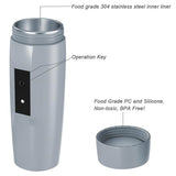 Rauwseul Portable 12V Electric Travel Kettle, 80W 350ml Car Kettle Boiler, Auto Shut-Off Mini Electric Tea/Coffee Mug - Imported from UK