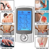 SHENGMI EMS Tens Massager for Pain Management & Rehabilitation with 16 Modes & 8 Pads Massager, Great for Treating Back Neck Stress Sciatic Pain & Muscle Relief - Imported from UK