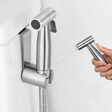 Handheld Bidet Sprayer Set with T-Adapter, 304 Stainless Steel Handheld Muslim Shower with 1.5M Shower Hose & Adjustable Water Pressure - Imported from UK