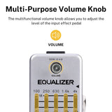 Donner Equalizer Pedal 5-band Graphic EQ Guitar Effect Pedal - Imported from UK