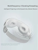 Heated Eye Massager with Music Airbag Massage for Migraines, Dry Eyes, Eye Fatigue, Dark Circles Relief, Improve Sleep - Imported from UK