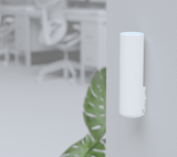 Wall-mounted Ubiquiti FlexHD access point