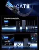 Universal compatibility CAT8 ethernet cable