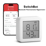 SwitchBot Thermometer & Hygrometer, Wireless Temperature & Humidity Sensor for Smart Home - Imported from UK