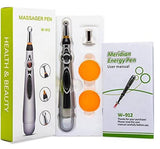 Meridian Energy Acupuncture Pen for Pain Relief, Acupoint Stimulation Meridians Therapy Massage Pen with 3 Replaceable Heads & 9 Levels - Imported from UK