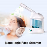 K-SKIN Facial Steamer, 350W Nano Ionic Face Steamer with 360° Rotatable Sprayer, Portable for Personal Care Use at Home or Salon - Imported from UK