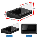 Car HUD Head up Display, G100 OBD GPS Car Electronics Projector Display, 3" Screen with Speed & Direction of Travel Information, Digital Car Speedometer Accessories For All Car/Vehicle - Imported from UK