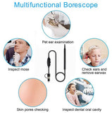 Ear Wax Removal Kit, 3-in-1 5.5mm USB HD Ear Cleaner Endoscope/Otoscope with 6 LED Light, Visual Ear Camera for Adults Kids Pets - Imported from UK