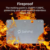 SafePal Cypher - Steel Crypto Seed Backup, Metal Cold Storage, Steel Bitcoin Wallet, Store up to 24 Seed Words, Compatible with BIP39 Crypto Wallets, Ledger, Trezor, KeepKey - Imported from UK