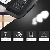 Portable 88 Keys Silicone Flexible Roll Up Piano with Sustain Pedal - Imported from UK