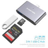 LENTION USB C to SD/Micro SD Card Reader with USB 3.0 Adapter - Imported from UK