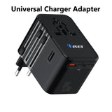 OREI 45W Universal Travel Adapter, 3x USB-C & 2x USB-A 6-in-1 Universal Travel Adapter (Container Product Without Box) - Imported from UK