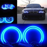 Angel Eyes 12V Halo Ring Blue Light For BMW E46 E39 E36 3 Series (4pcs) - Imported from UK