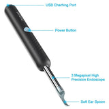 BEBIRD R1 Smart Visual Ear Cleaner, Wax Removal Tool with 1080P Camera with 6 LED Light, Wax Removal Otoscope with Replacement Tips for Ear/Nose/Throat - Imported from UK