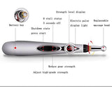 Meridian Energy Acupuncture Pen for Pain Relief, Acupoint Stimulation Meridians Therapy Massage Pen with 3 Replaceable Heads & 9 Levels - Imported from UK