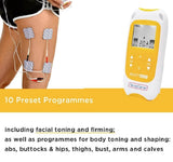 TensCare Perfect Beauty, for Face Lift Wrinkle Reduction, Skin Tightening & Body Muscle Toning Stimulator for Abs Buttocks Thighs - Imported from UK