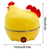 Electric Egg Boiler Chicken Shape Egg Cooker with 7 Egg Capacity - Imported from UK