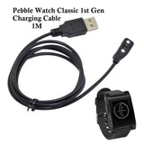 Replacement 1M Magnetic USB Charging Cable for Pebble Smart Watch Classic 1st Gen - Imported from UK