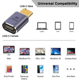 GELRHONR 40Gbps USB Type-C Extension Adapter, 100W 8K@60Hz Type-C Male to Female Connector - Imported from UK