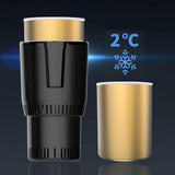 Auto Cooling Cup Holder 12V Smart Car Cup Holder for Coffee Beverage Milk Bottled Mineral Water - Imported from UK