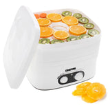 Geepas 240W Food Dehydrator with 5 Trays, BPA-Free Food Dryer Machine with Adjustable Thermostat, Food Preserver Snack Dryer for Fruit Vegetables Meat Healthy Snacks - Imported from UK