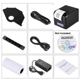 Excelvan Thermal Receipt Printer 80mm with USB Lan Com & Cash Drawer 300mm/S Speed - Imported from UK