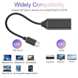 USB Type-C to 4K HDMI Adapter (Thunderbolt 3 Compatible) with Video Audio Output - Imported from UK