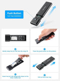 RSHTECH M.2 NVMe SATA SSD Enclosure, Aluminum Enclosure Supports USB 3.1 Gen 2 10Gbps, PCIe & SATA M-Key (B+M Key) - Imported from UK