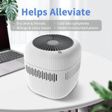 Evaporative Humidifier 2.5L No Mist Humidifier for Bedrooms & Large Rooms Replaceable Filter with Adjustable Night Light Auto Shut-Off - Imported from UK