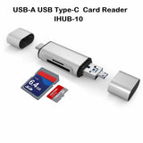 USB Type-C Multi Memory Card Reader With USB/Type-C/Micro USB Interfaces, Read SD/SDHC/Micro SD/Micro SDHC Memory Cards Ultra High Speed 3-In-1 Card Reader - Imported from UK