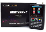 iBRAVEBOX V9 Finder, HD Satellite Finder DVB S2 Digital H.265 Full 1080P Built-In 3000MAh Battery 3.5" LCD Digital Display - Imported from UK