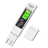 TDS EC & Temperature Meter, Digital 3-in-1 Water Tester, Easy to Use Water Purity Tester (Container Product Without Box) - Imported from UK