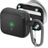 Spigen Apple AirPods 3rd Generation Case Mag Armor (MagFit) MagSafe Compatible Magnets (Matte Black) - Imported from UK