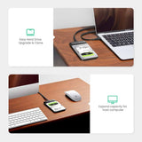 UGREEN USB C to 2.5" SATA Converter, Internal SSD HDD Reader UASP Supported External Hard Drive Cable - Imported from UK