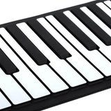 Portable 88 Keys Silicone Flexible Roll Up Piano with Sustain Pedal - Imported from UK