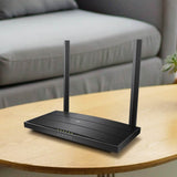 TP-Link Archer VR400 AC1200 Wireless MU-MIMO VDSL/ADSL Modem Router, 300+867 Mbps Dual Band WiFi Booster, Full Gigabit Ethernet Ports Mesh Router - Imported from UK