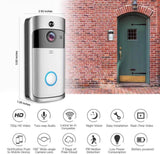 Video Doorbell Camera with 2.4G Wi-Fi Connection, Wide Angle, Night Vision, Real-Time Notification, Two-Way Audio, Motion Detection - Imported from UK