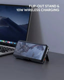 Aukey 20000mAh Basix Pro Series Wireless Power Bank with Flip-out Stand, Power Bank PD 3.0 Quick Charge - Imported from UK