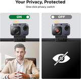 UGREEN FineCam Pro 4K 2K 30fps AF USB Ultra-High-Definition AI Smart Webcam, AI Function Built-In, Privacy Cover Supports, Both Portrait And Landscape Modes Camera For Computer Meeting, Live Streaming, Conference Zoom Meeting & Video Calls in Pakistan