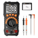 Tacklife DM08 Professional Digital Multimeter, Advanced Auto Range Multi Tester True RMS 2000 Counts Battery Tester AC/DC Voltage & Current, Continuity, Resistance, Diodes Test with NCV & Data Retention - Imported from UK